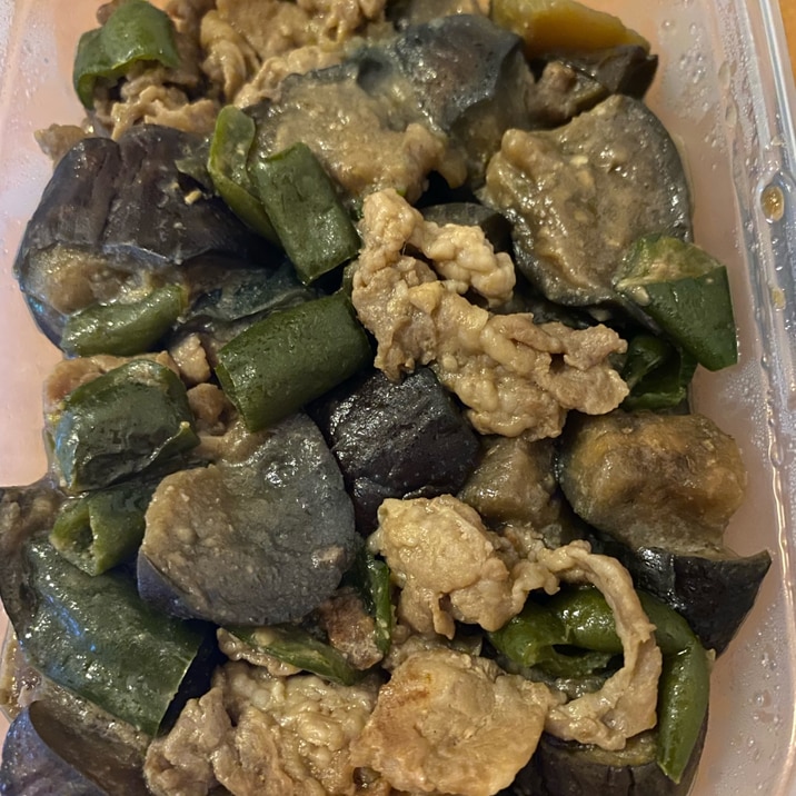 ナスの味噌炒め